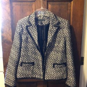 Harve Bernard black/white tweed jacket
